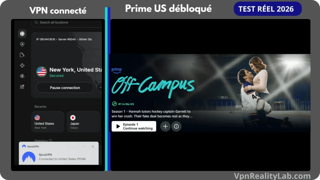 VPN Pour Prime Video Exemple de catalogue observé lors de nos tests sur un serveur américain